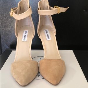 Nude steve madden shoes heels size 4”